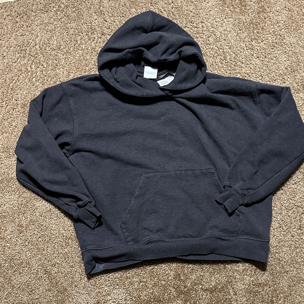 Gymshark Charcoal Hoodie XS heavyweight